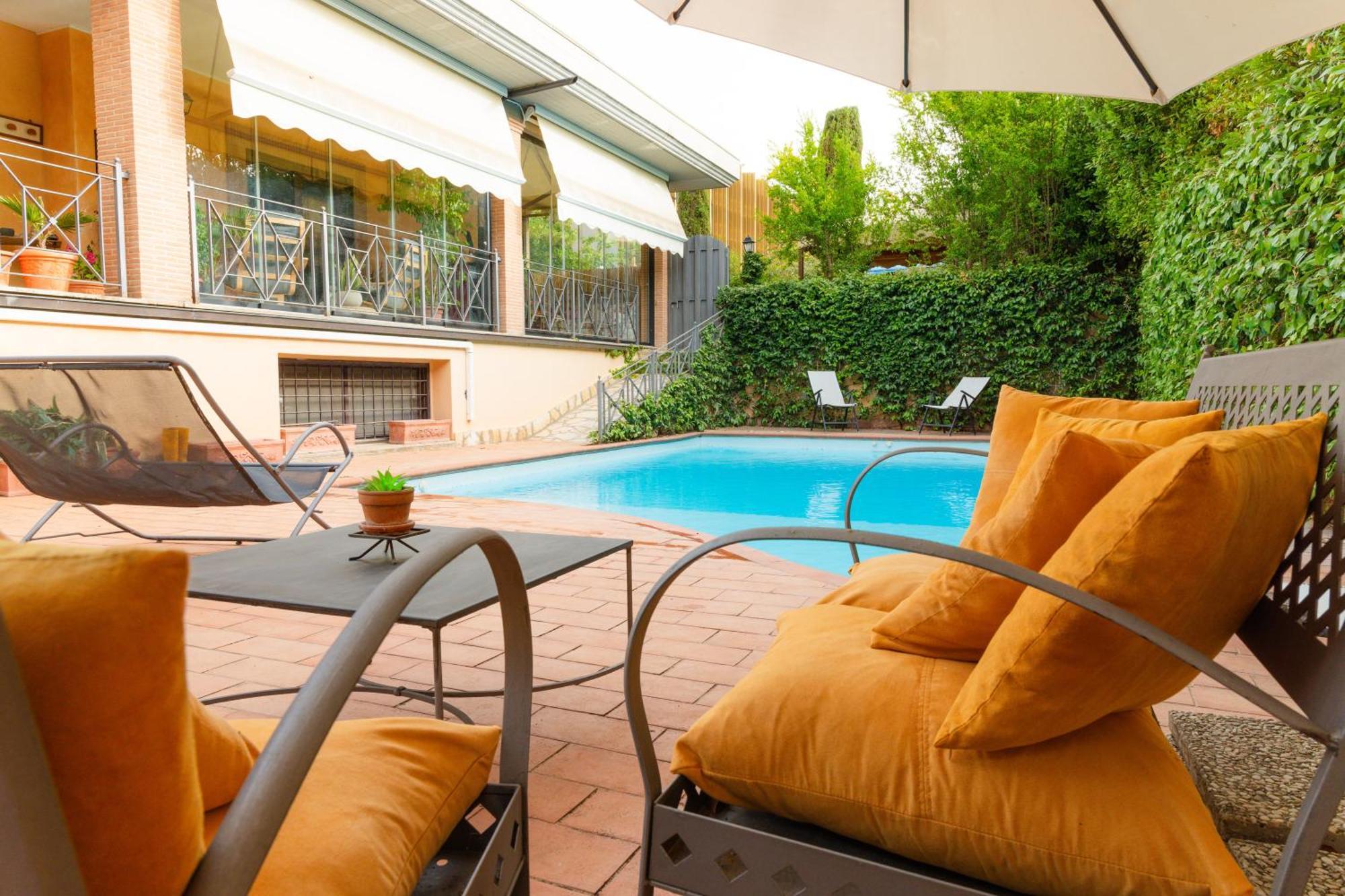Villa Aureliana With Pool Near San Peter Rome Buitenkant foto